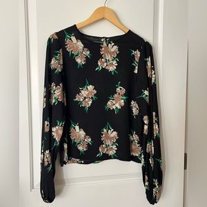 Donated! No 6 Store Floral Silk Blouse